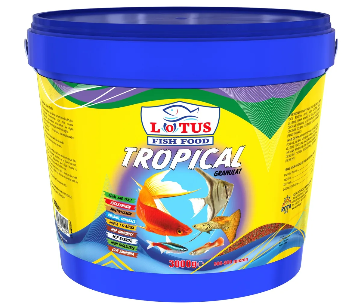Lotus • Tropical Granulat • 3 kg kova