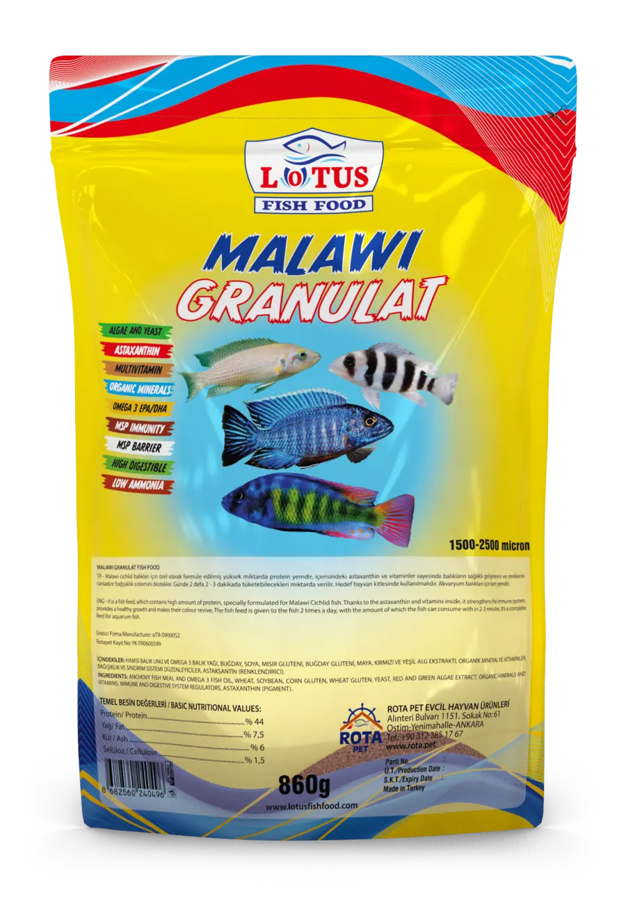 Lotus • Malawi Granulat • 860 g poşet