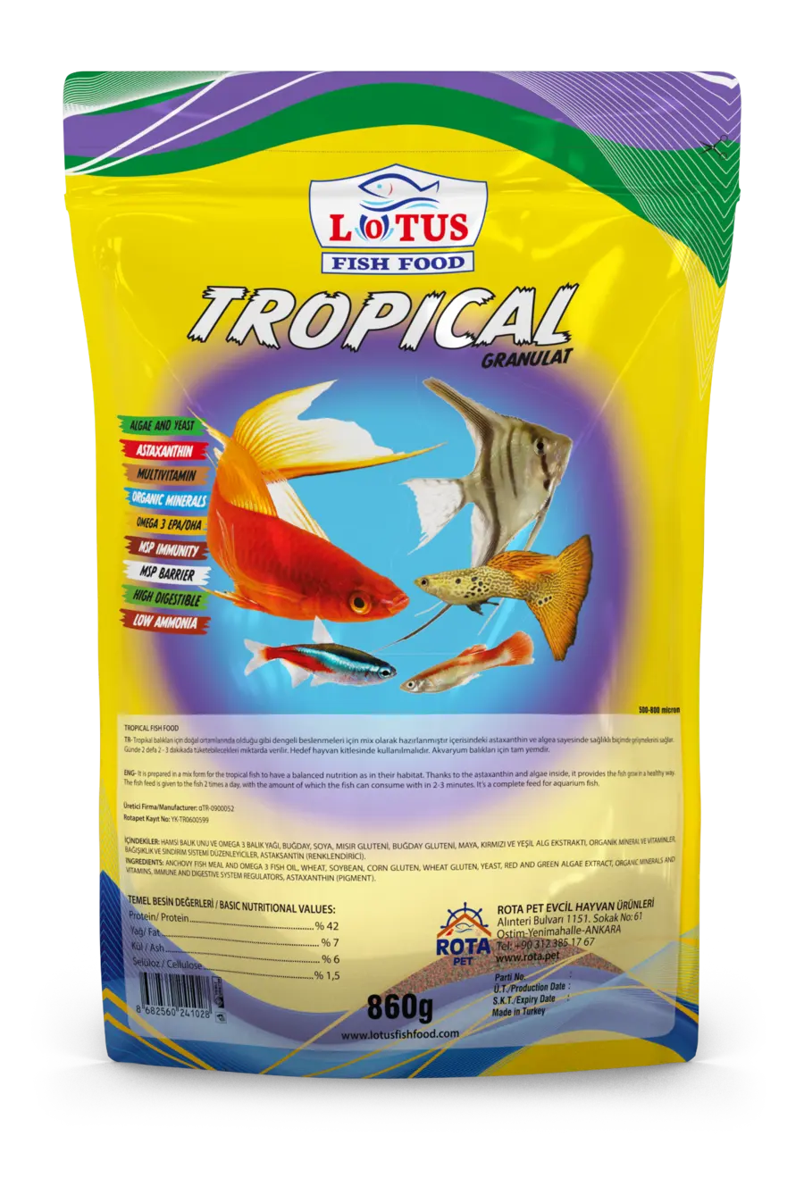 Lotus • Tropical Granulat • 860 g poşet