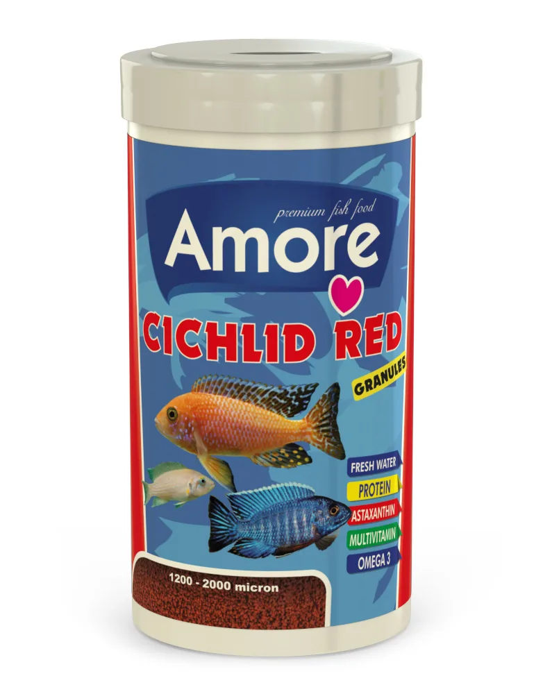 Amore • Cichlid Red Granules • kutu örneği