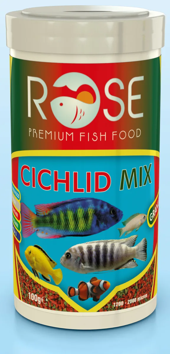 Rose • Cichlid Mix Granulat • 100 g kutu