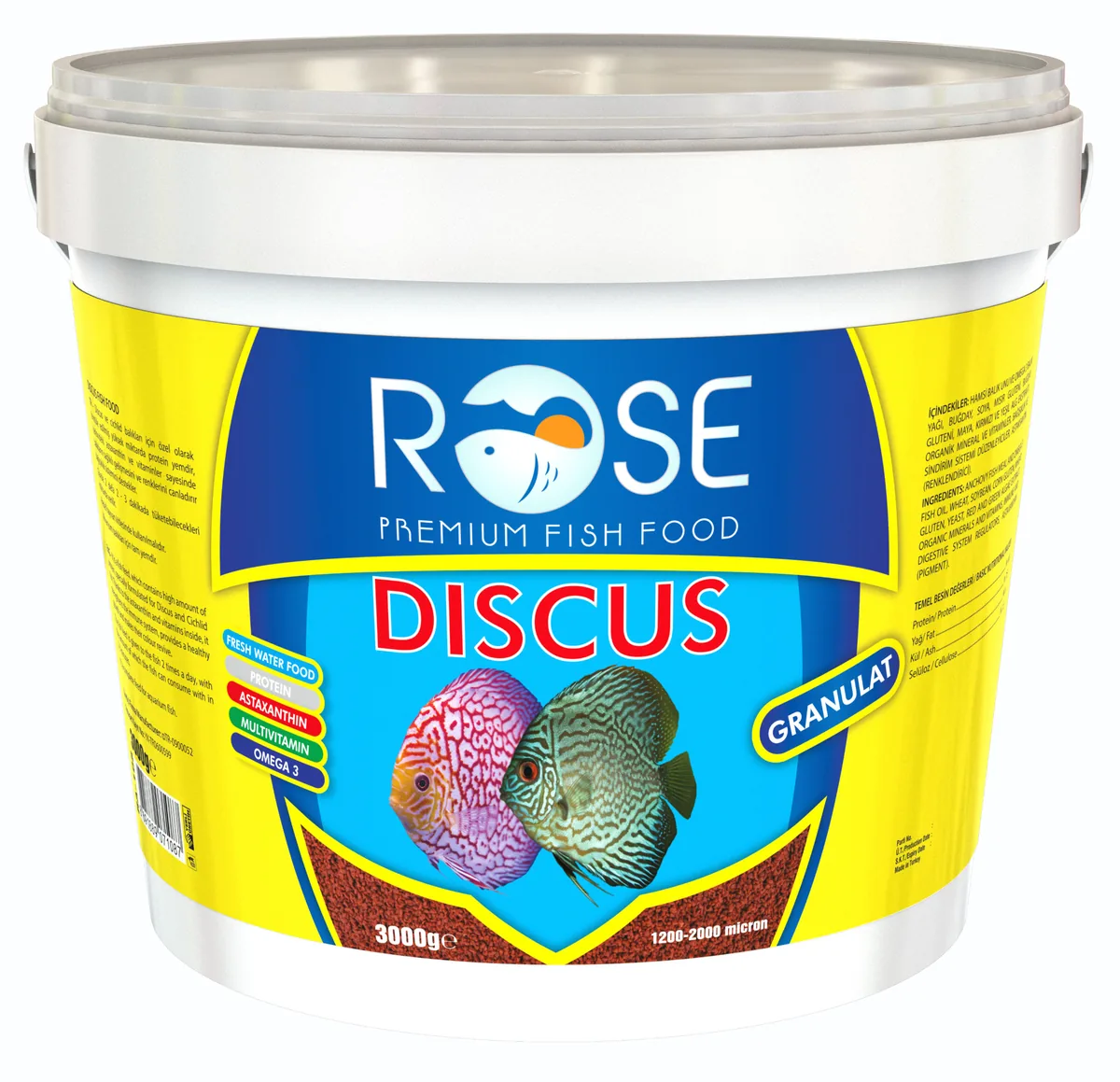 Rose • Discus Granulat • 3 kg kova