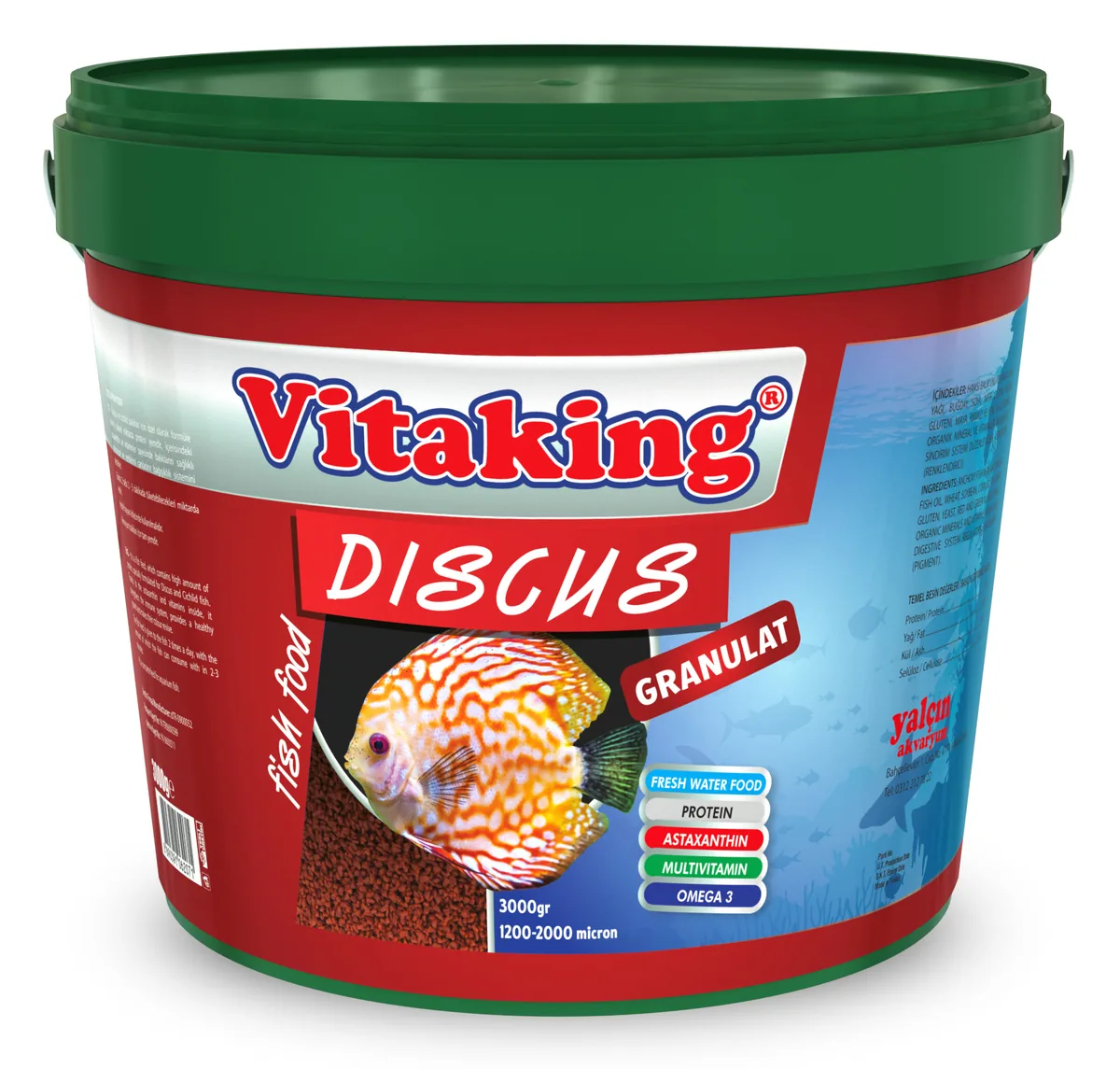 Vitaking • Discus Granulat • kova örneği