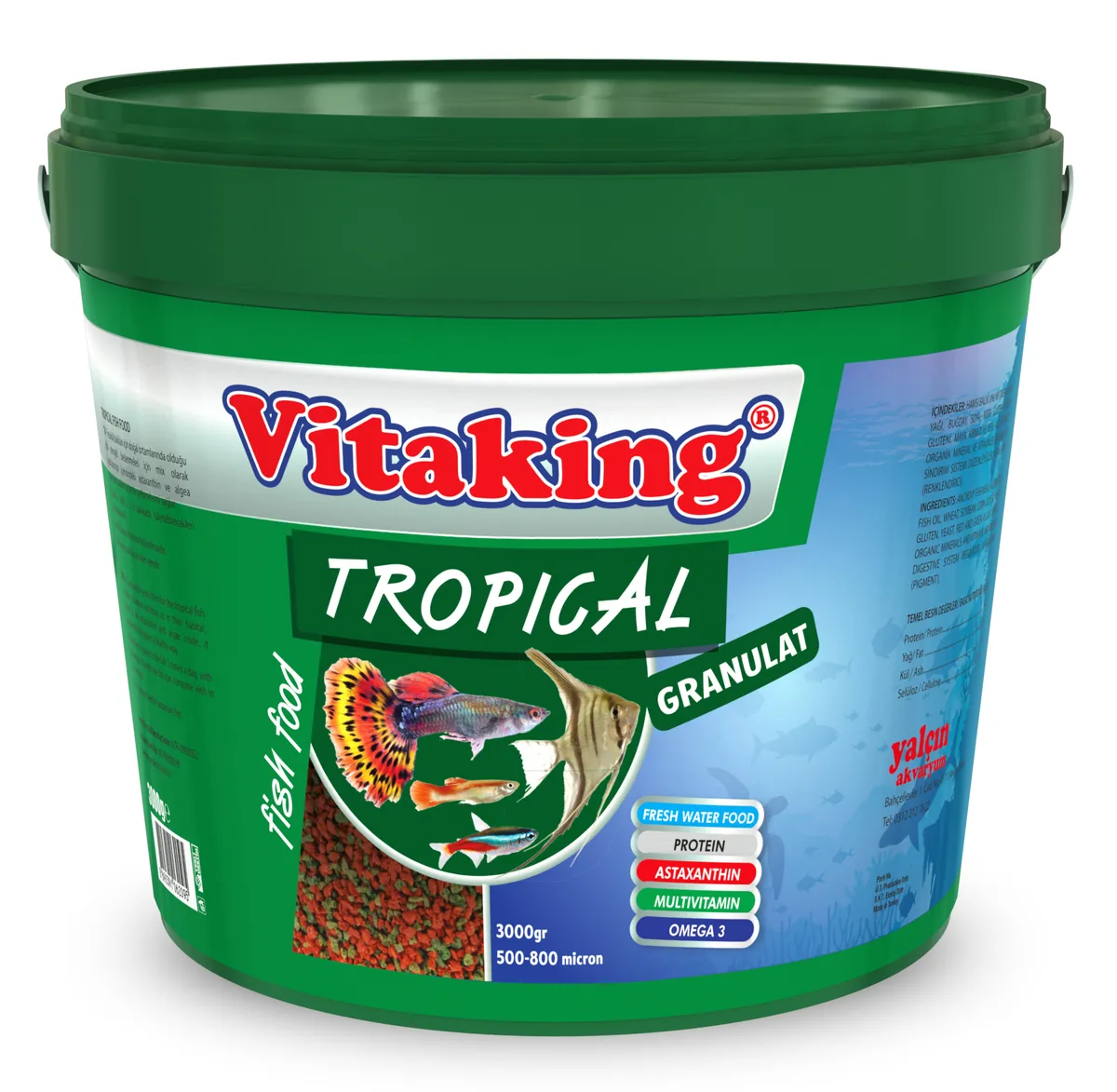 Vitaking • Tropical Granulat • kova örneği