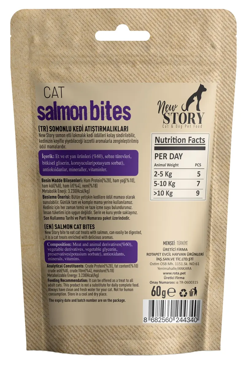 Salmon bites • Arka yüz