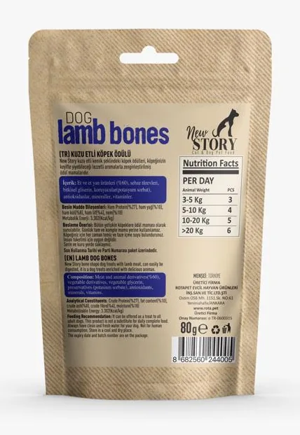 Kuzu etli bones • Arka yüz