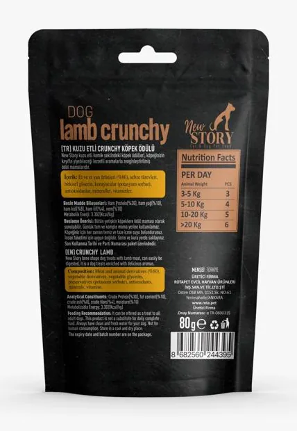 Kuzu etli crunchy • Arka yüz